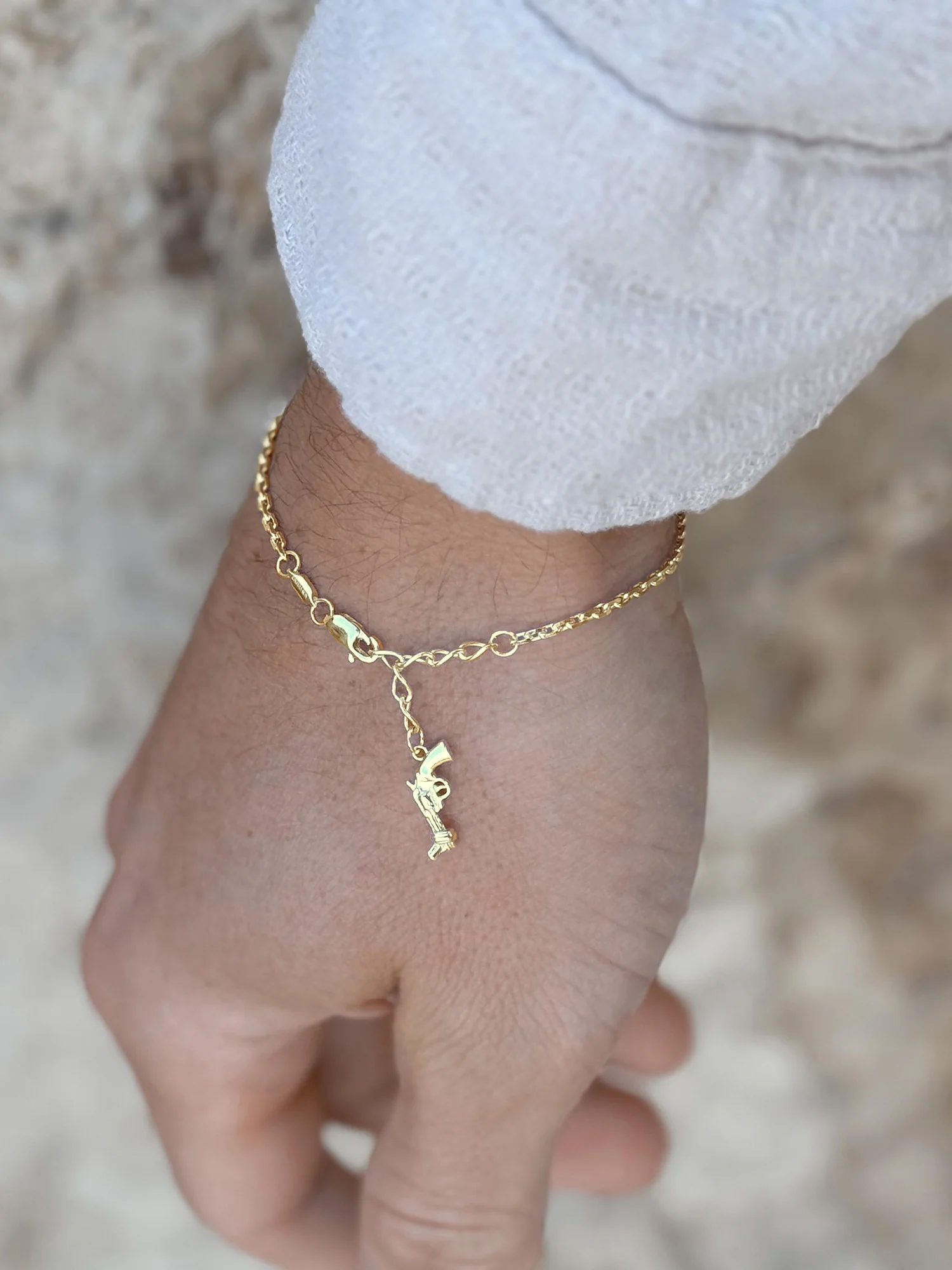 Non-Violence x Vacier Men's Chain Bracelet - Image 5