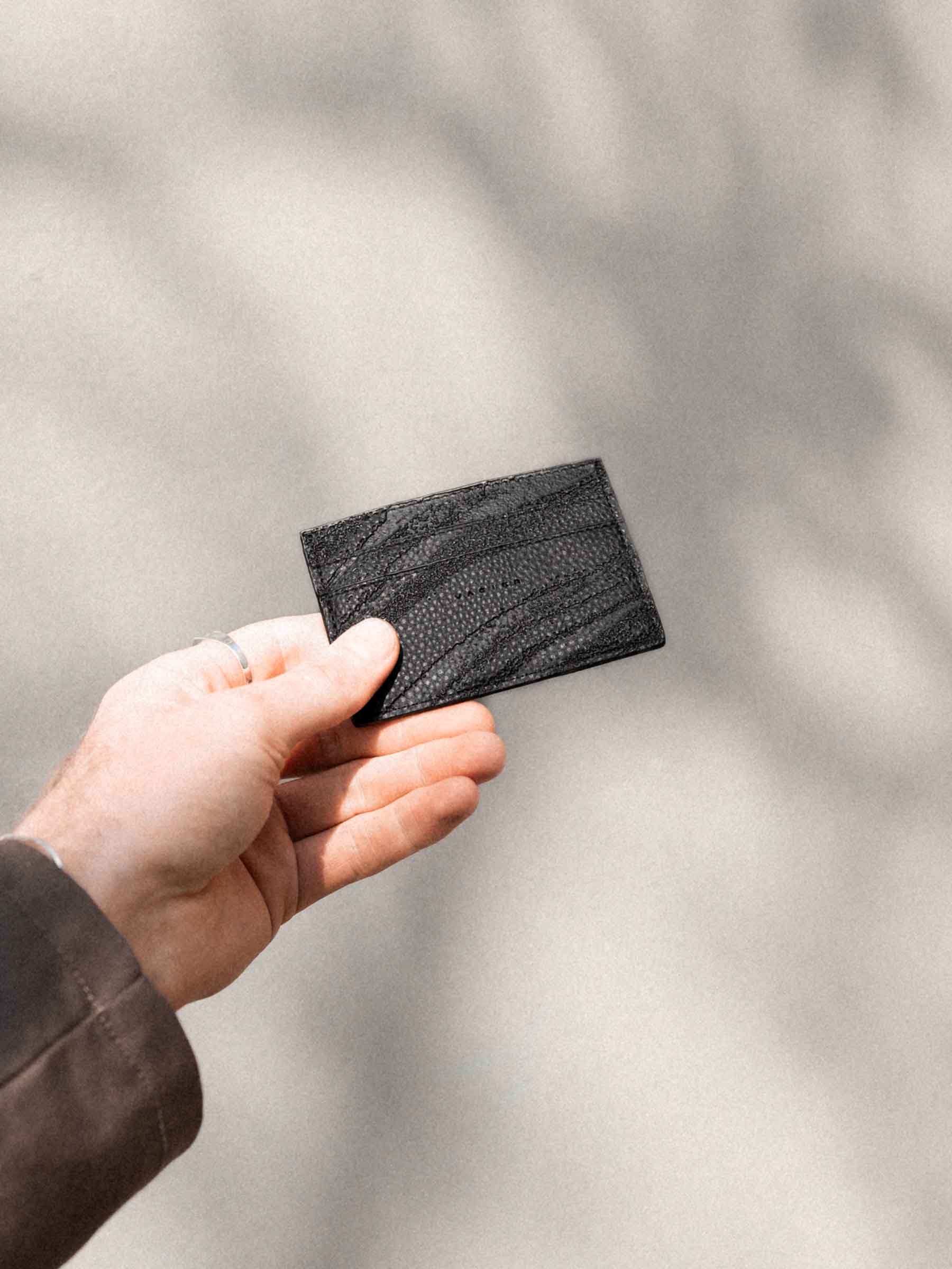 RIPPLE CARD HOLDER BLACK - Image 3
