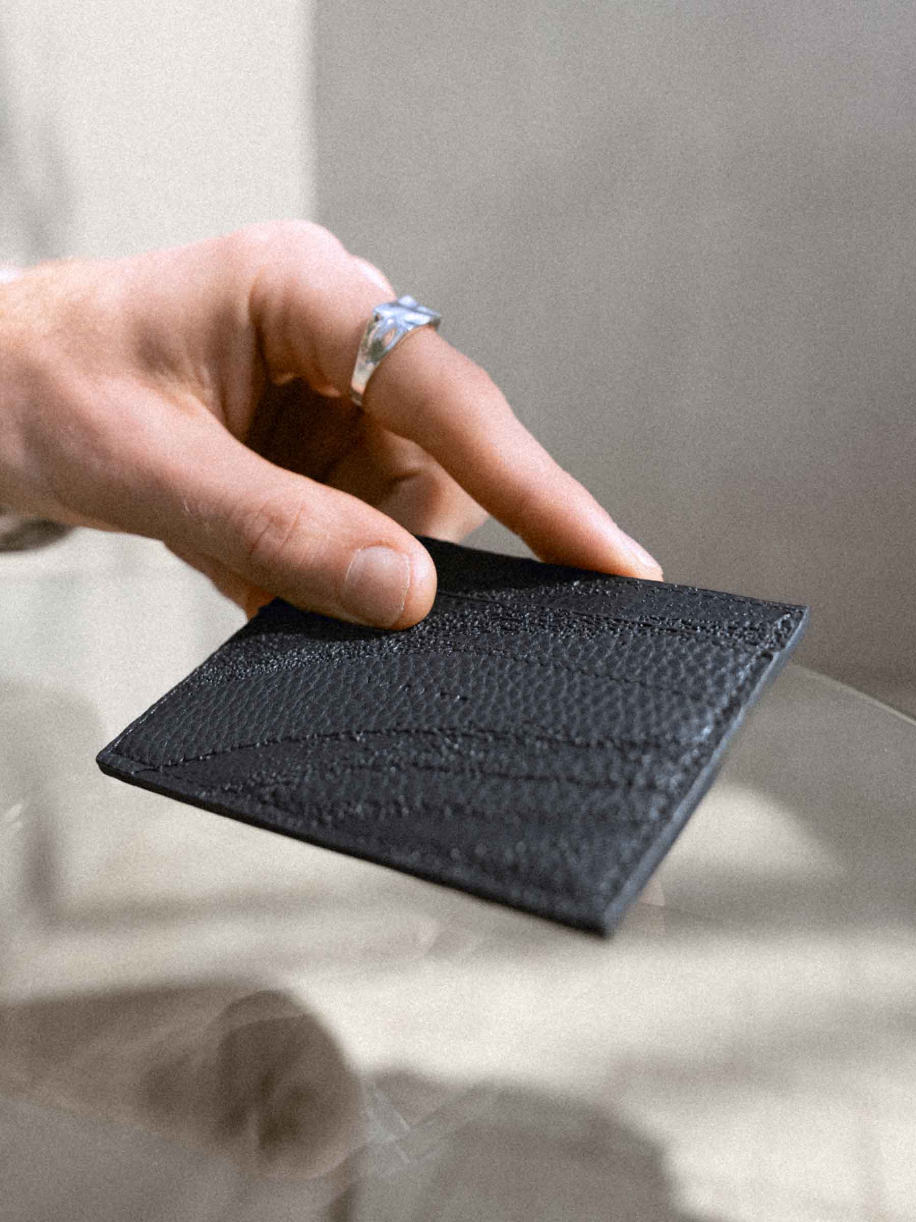 RIPPLE CARD HOLDER DARK BLUE - Image 3
