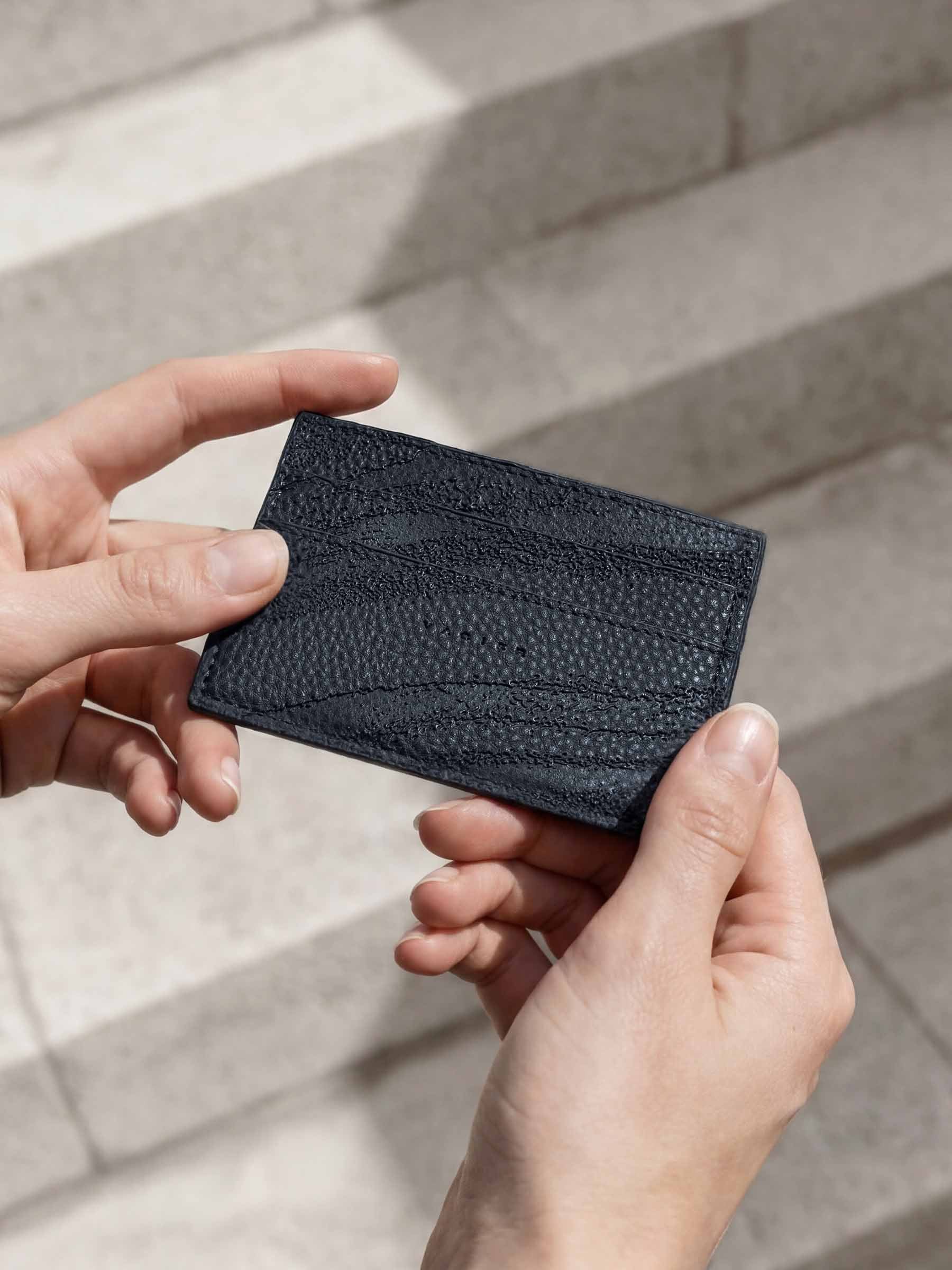 RIPPLE CARD HOLDER DARK BLUE - Image 4